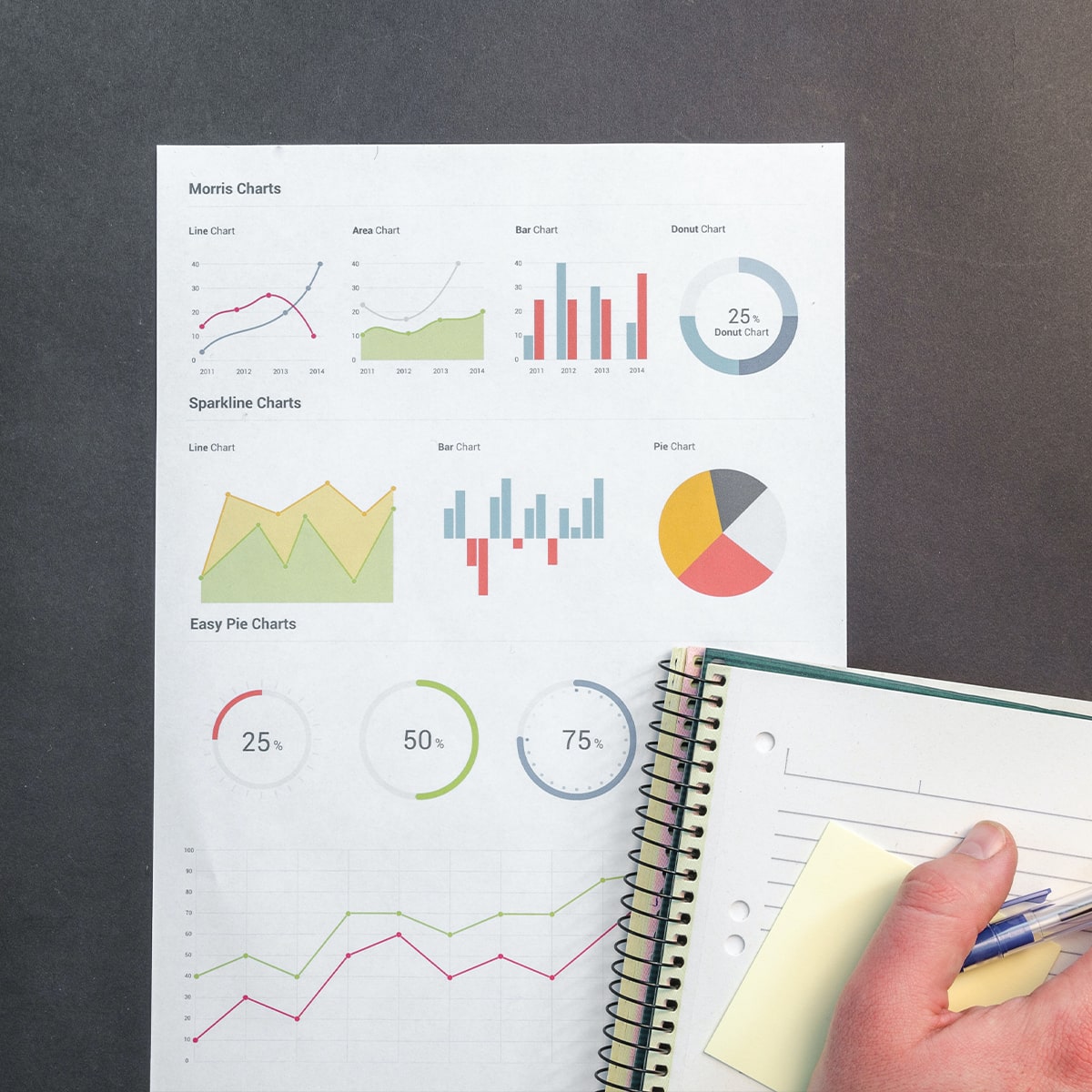 Illustration analyse marketing par Emmanuel UGO Agence de communication